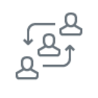 Journey Mapping Icon People