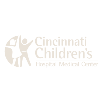 Cincinnati childrens white logo