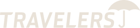 Travelers white logo